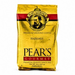 Pear’s Hazelnut Ground Coffee | Pack of 2 | 8 oz | Brenmar