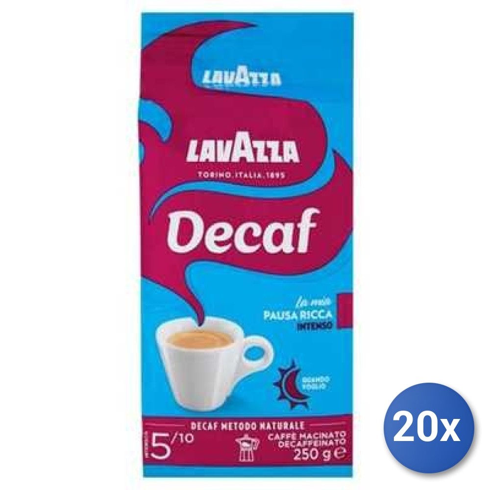 20X Multipack Lavazza Coffee 250 Dek Intenso