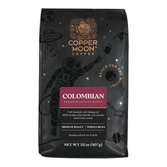 Copper Moon Colombian Blend Whole Bean Coffee 2 lb. – 4/Pieces WS-110CMWBCLMBN