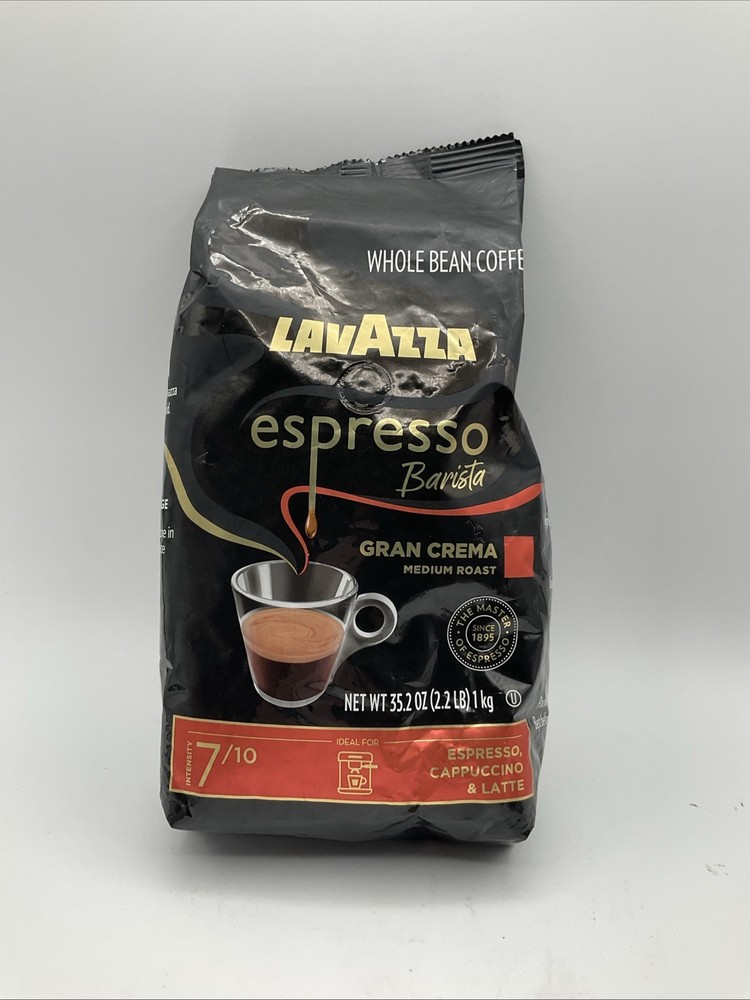 Lavazza Espresso Barista Gran Crema Whole Bean Coffee Blend Medium