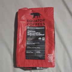 Equator Coffees Chirinos Single Origin Peru Cajamarca Organic Whole Bean 10.5oz
