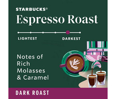 Starbucks Espresso Roast Dark Whole Bean Coffee 40oz Bag Fresh