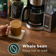 Starbucks French Roast, Whole Coffee Beans, Dark Roast Hot or Iced Coffee, 28 oz