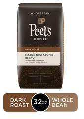 Peet’s Coffee Major Dickason’s Blend Deep Roast, Whole Bean 32 oz