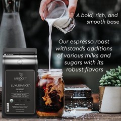 Lifeboost Organic Espresso Whole Bean Coffee – Low Acid Espresso Coffee, Non-…