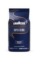 Lavazza Super Crema Whole Bean Coffee Blend, Medium Espresso Roast, 2.2 Pound