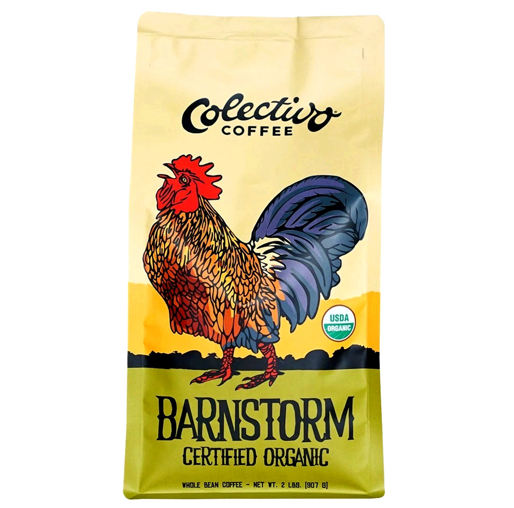 Colectivo Coffee Barnstorm Medium Roast Organic Whole Bean Coffee 2 lb Bag