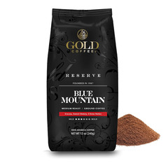 Gold Coffee Co. Blue Mountain Premium Blend – Medium Roast, Finely Ground 100% A