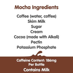 Dunkin’ Mocha Iced Coffee Bottle, 13.7 fl oz, 12 Pack Fl Oz (Pack of 12)