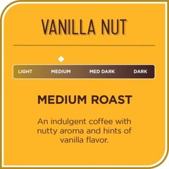 Artisanal Vanilla Nut Medium Roast Coffee – 20 oz Bag of Flavorful Elegance