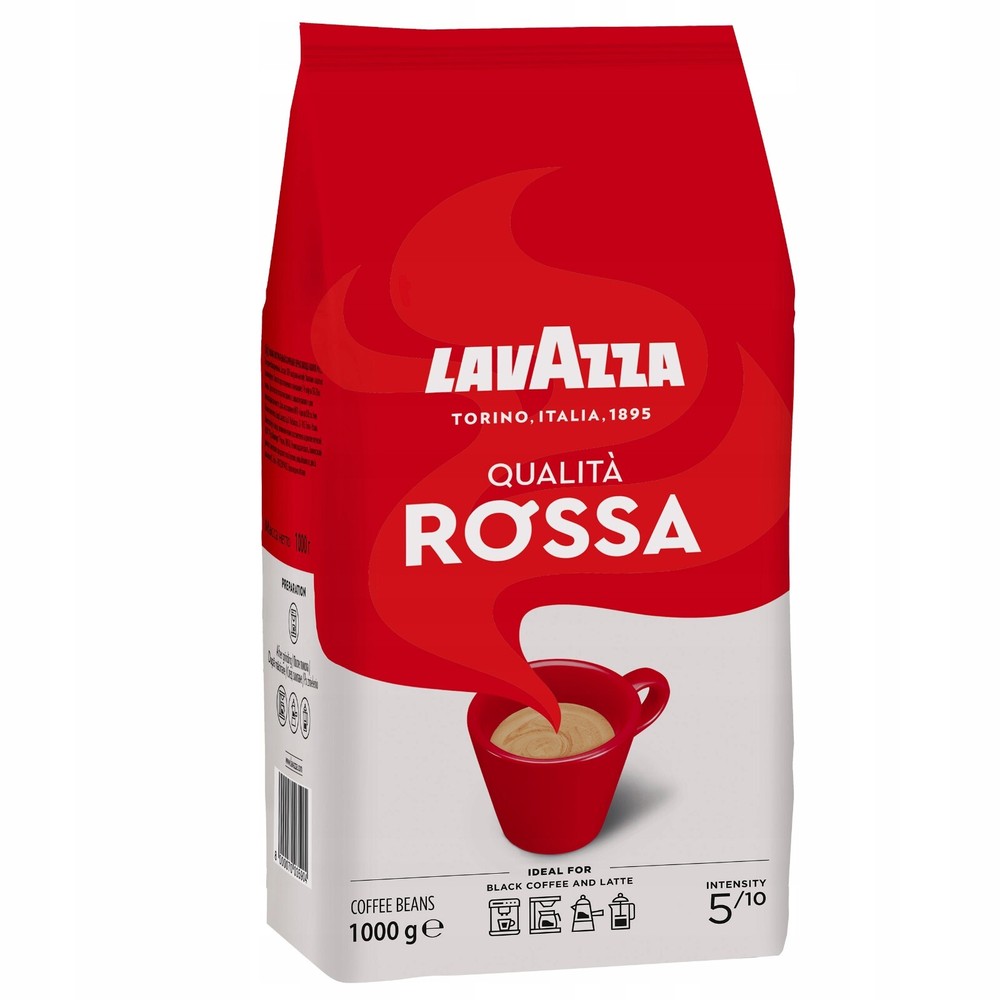 LAVAZZA Qualita Rossa Coffee Beans 1000g / 1kg / 35.3oz