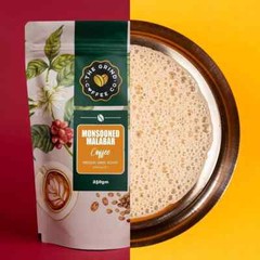 The Grind Coffee Co. Monsooned Malabar 250 g Whole Bean Free Shipping World Wide