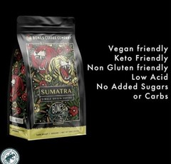 Sumatra Single-Origin, Dark Chocolate, Smoky Earthy Notes, Whole Coffee Beans…