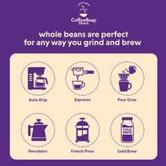 Coffee Bean Direct Jamaican Me Crazy® Flavored, Whole 80 Ounce (Pack of 1)