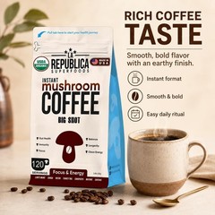 La Republica Instant Mushroom Coffee 120 Servings
