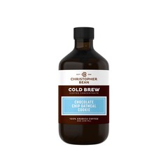 Christopher Bean Chocolate Chip Oatmeal Cookie Cold Brew Delicious Coffee Bottle