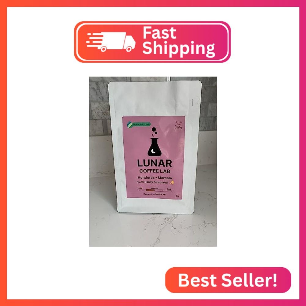 Lunar Coffee Lab Honduras Black Honey Coffee 8oz – Regenerative Organic Fair Tra