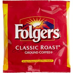 Folgers Classic Roast 4-Cup Coffee Filter Pack – 200/Pieces WS-110FGIR6546