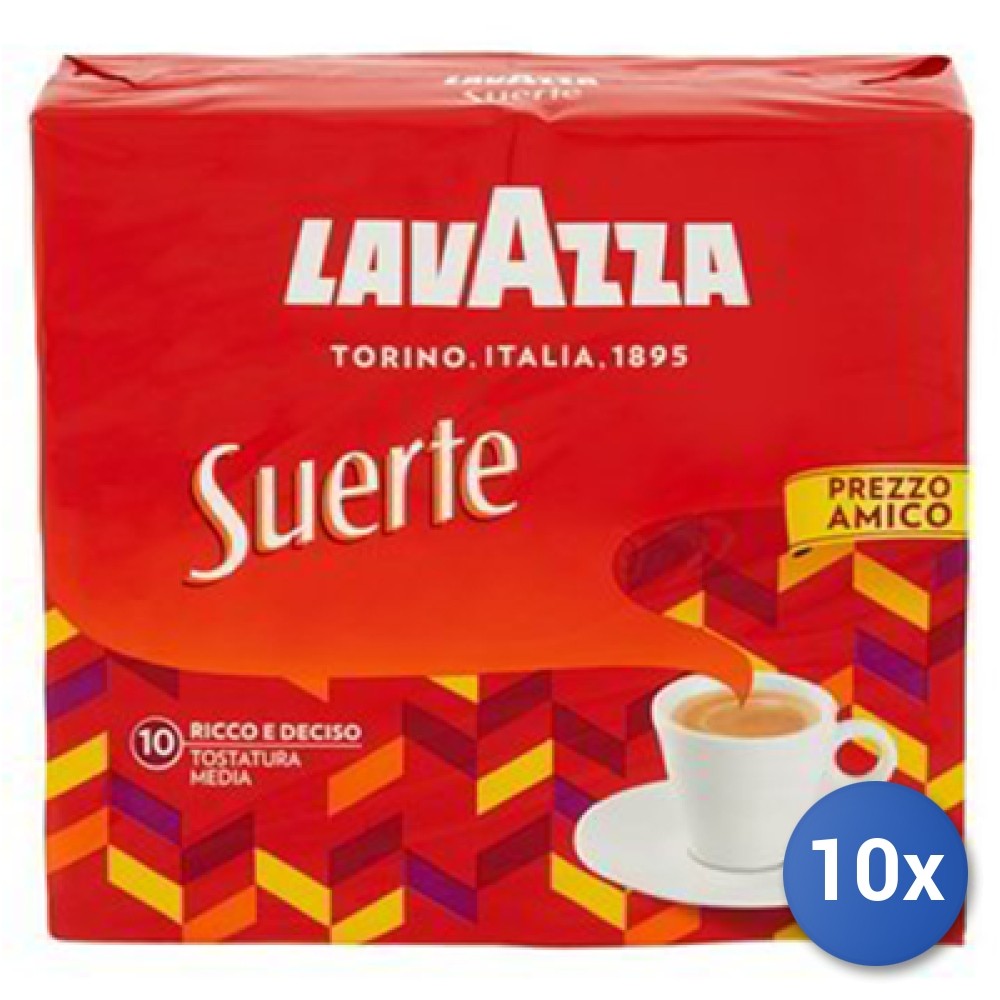 10X Multipack Lavazza Coffee 2X250 Suerte Double Pack
