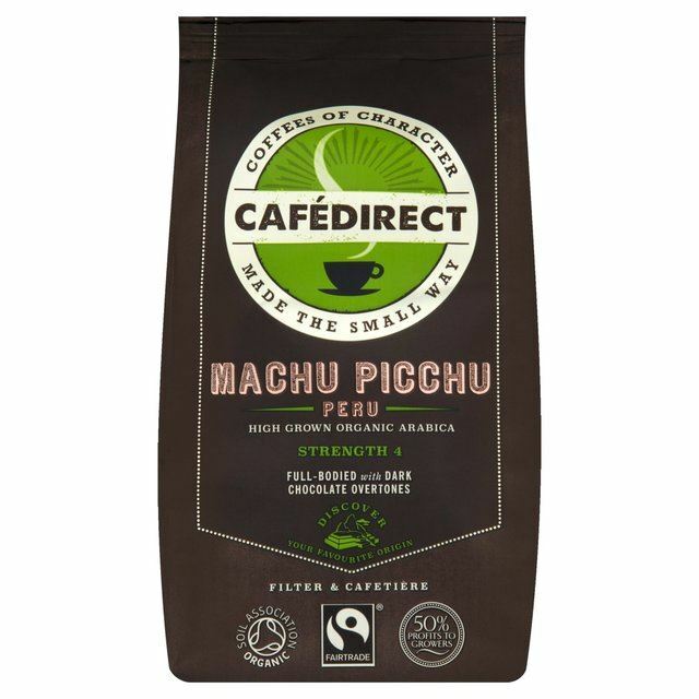 Cafedirect Fairtrade Organic Machu Picchu Coffee – 227g