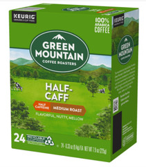 Green Mountain Half Caff Coffee – Medium Roast K-Cup Pods, 96-Count!