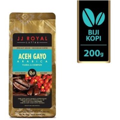 JJ Royal Coffee Indonesia Coffee Aceh Gayo Arabica 200g Whole Beans or Ground