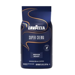 Lavazza Super Crema Whole Bean Coffee Espresso Arabica and Robust Pack of 1