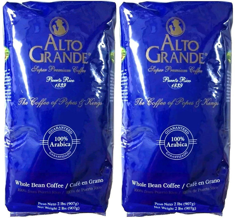 Super Premium Whole Bean Coffee – 2 lb Bag (2 Pack)