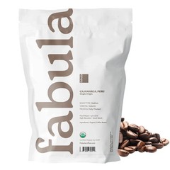 Fabula Low Acid Organic Coffee Beans Medium Roast 12 oz Non-GMO