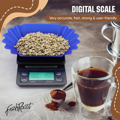 Ultimate Coffee Roaster Bundle: Scale, Green Beans, Trays & Chaff Brush
