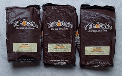 PHILZ TESORA Coffee Lot of 3 (12oz) Whole Bean Sealed Caramel Chocolate Nuts