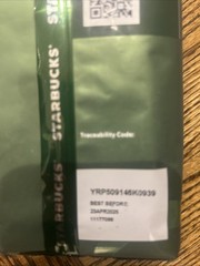 2 -2025 Starbucks Blonde Christmas Blend Whole Bean Coffee 1lb Bags Exp4/2026