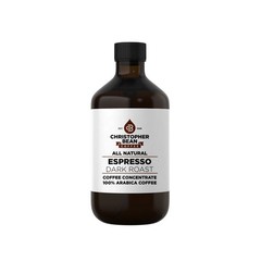 Christopher Bean Coffee ESPRESSO DARK Liquid Coffee Concentrate 8OZ