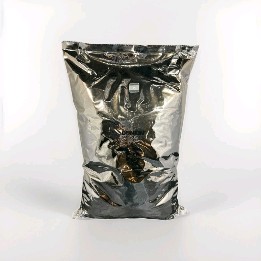 Dunkin Donuts Whole Bean Coffee (5 pound Bag) FS
