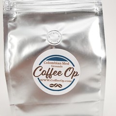Coffee Op Colombian Beans or Ground Roasted Fresh Rich Medium Gourmet 12oz Bags