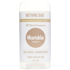 Vegan All Natural Humble Deodorant Palo Santo Frankincense Sensitive Skin 1 Pack