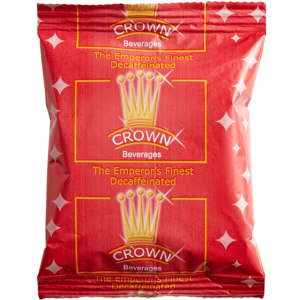 Crown Beverages Emperor’s Finest Premium Blend Decaf Coffee Packet 2 oz