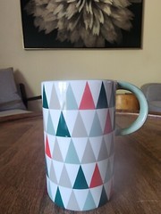 RARE 2017 Starbucks Holiday Christmas Tree Triangle Coffee Cup Tea Mug 12oz