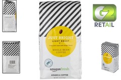 Just Bright Light Roast Coffee 12 Oz – Smooth Finish with Nutty Caramel Notes