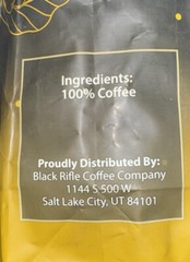 Black Rifle Coffee Two 12oz Bags of AK Expresso Med Roast BRCC Exclusive