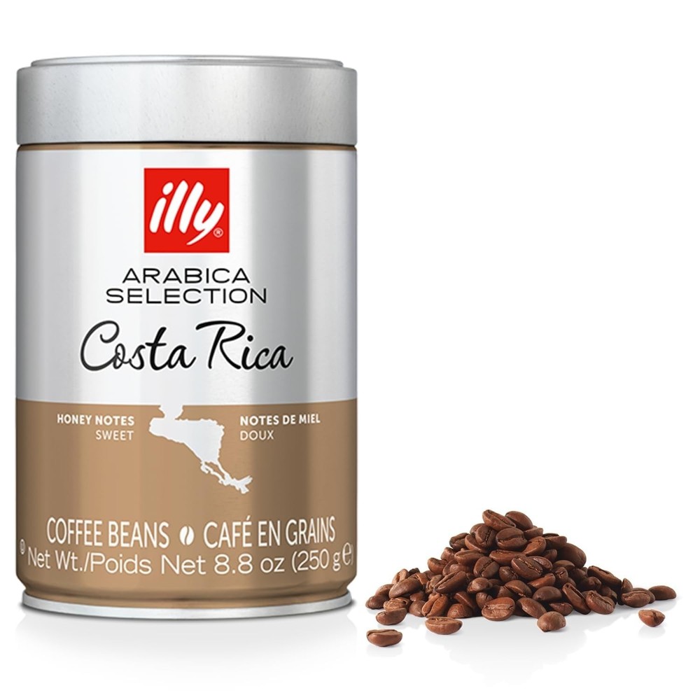 illy Whole Bean Coffee – Perfectly Roasted 8.8 Ounce (Pack of 1), Costa Rica