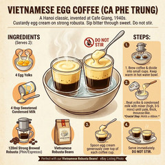 Vietnam Robusta Coffee Beans | Medium Dark Roast | High Caffeine | Bold & Strong