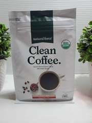 Natural Force Organic Clean Coffee Medium Roast ☕ Whole Bean 12 oz ~ READ