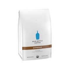 Blue Bottle Whole Bean Organic Coffee, Espresso, Dark Roast, 12 Ounce bag Pac…