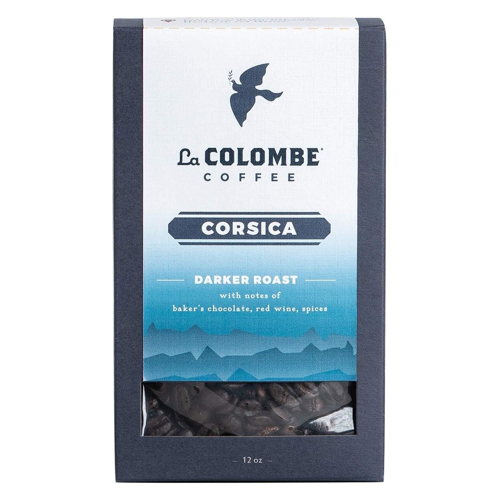 Corsica Dark Roast Whole Bean Coffee – 12 Ounce 1 Pack – Notes of Baker’s Cho…