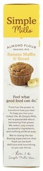 Simple Mills Banana Muffin And Bread Almond Flour Baking Mix 9 Oz 6 Pack