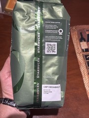 2025 Starbucks Christmas Blonde Blend Whole Bean Coffee 1lb Bag