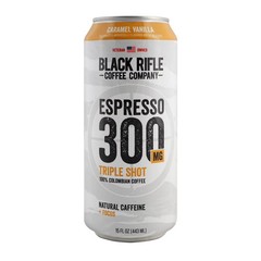 Black Rifle Coffee Company Espresso Caramel Vanilla 300, 15 Fluid Ounce, 12 Pack