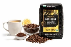 Kirkland Signature Organic Ethiopia Whole Bean Coffee, Light Roast (32 Ounce)