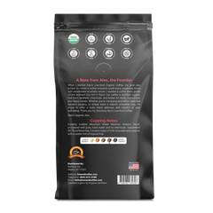 Alex’s Low Acid Organic Coffee – Whole Bean Variety Pack (12oz)